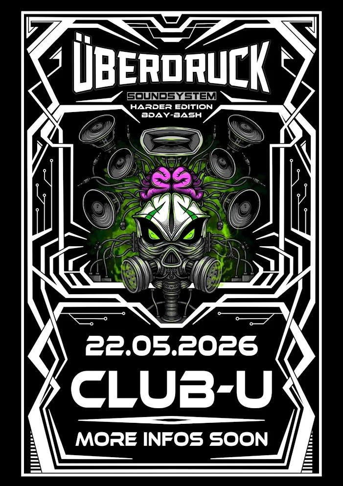 Flyer for Überdruck [Harder Edition / Richi's Bday]