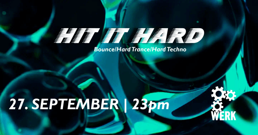 Flyer for Hit it Hard